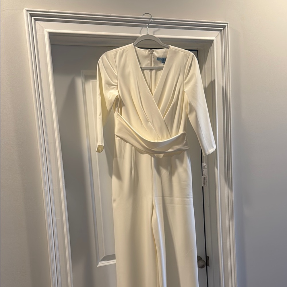 Antanio Melani Jumpsuit with Wrap-Style Top and Wide-Leg Design